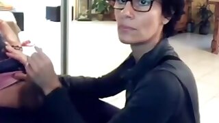 Real mom on webcam